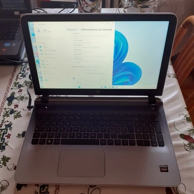 Notebook 15,6" HP Pavilion 15-ab103nl AMD A10 con Windows 11 Usato - Immagine 1 di 4