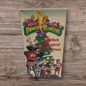 Mighty Morphin Power Rangers Alpha’s Magical Christmas VHS Movie - Picture 1 of 2