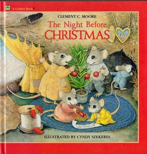THE NIGHT BEFORE CHRISTMAS, GOLDEN BOOK, CINDY SZEKERES, ILL., HARDCOVER, 1993 - Bild 1 von 8