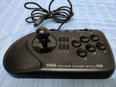 Sega Maga Drive Mega CD Arcade Power Stick 6B de Japón Foto 1 de 2