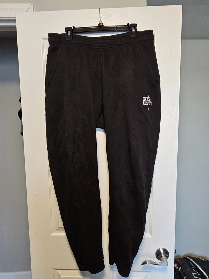 G-Star Men's Core Taper Sweat Pants - Dark Black - LARGE  - Image 1 of 4