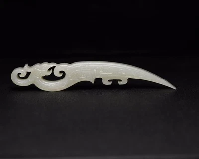 认证天然海天玉雕刻精致凤凰吊坠雕像 11202 — 第 1/4 张图片