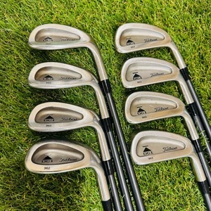 Titleist Iron Set DCI 962 4.5.6.7.8.9.P.S Original Carbon Shaft Flex S - Picture 1 of 9