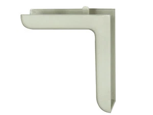 Kirsch 1 3/8" DECORATIVE TRAVERSE ROD - Center Support - WHITE COVER PLATE - Picture 1 of 2