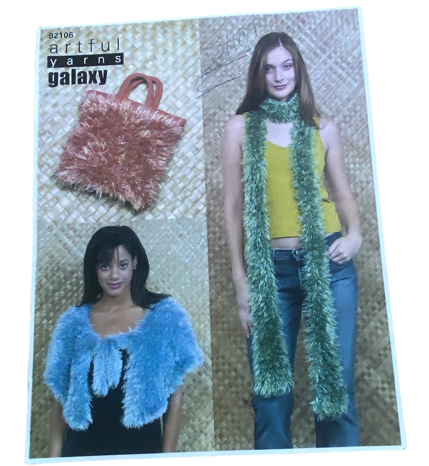 Artful Yarns 92106 Accessories Purse, Scarf, Tie Caplet Knitting Pattern - Image 1 of 1