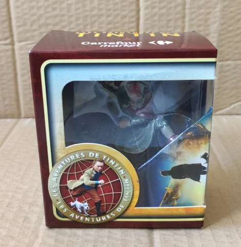 TINTIN- RACKHAM LE ROUGE STATUE FIGURE CARREFOUR MARKET WITH ORIGINAL BOX, 2011 Cover