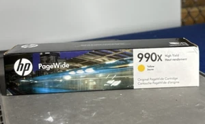 HP 990X Yellow High Yield Ink Cartridge MOJ97AN NIB 2024 Exp. May-Oct 2024 - Picture 1 of 3
