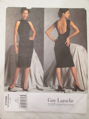 Vogue 2899 Guy Laroche Paris Original Dress Pattern Princess Seams 4-8 UC FF - Image 1 of 3