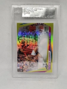 Ruud Gullit 2022 Leaf Vivid Soccer Prismatic Yellow Pre-Production Proof 1/1 - Picture 1 of 1