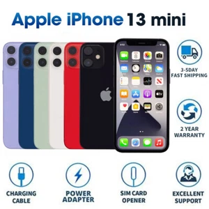Sealed Apple iPhone 13 Mini 5.4in 5G iOS Smartphone 128GB/256GB Unlocked Simfree - Picture 1 of 14