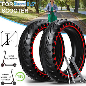 2x E Scooter Reifen Vollgummireifen für Xiaomi Scooter 8,5 Zoll E Roller Reifen