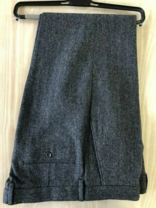 J.Crew Bowery Pant in Herringbone Wool | 33/32 | Charcoal | $128 - Picture 1 of 1