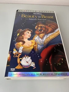 Walt Disney Beauty And The Beast/Platinum Edition/Special Edition VHS 25125 - Picture 1 of 4