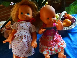 Bundle 2poupées Little Baby Famosa = Nénuco and Falca - Picture 1 of 5