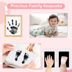 Baby Paw Print Ink Pad Pet Dog Cat Handprint Footprint Pads Kit Stamp Souvenir - Picture 1 of 8
