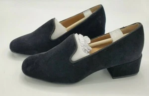 Bettye Muller Concept Breeda Black Classic Block Heel Shoes Womens US 6 Med NEW - Picture 1 of 5