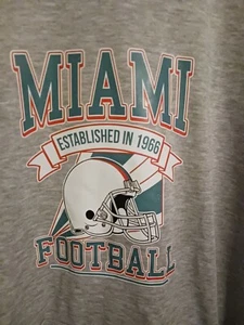 Miami Football Hoodie Mens XL - Picture 1 of 9