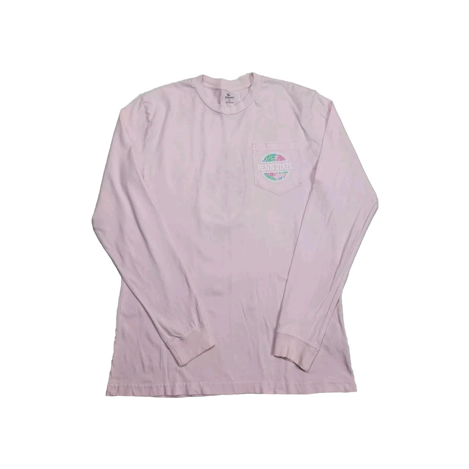 Penn State University Nittany Lions Long Sleeve Shirt Women's Size Medium Pink - Image 1 of 4