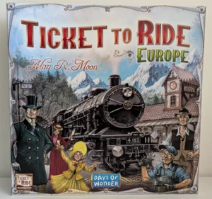 Ticket to Ride Europe Board Game Alan R Moon Days of Wonder - Complete - Picture 1 of 7