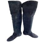 Gianni Bini Black Over The Knee Suede Boots 6.5