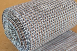 Vintage Textile Antique Homespun Fabric Tissue Handwoven Weave Roll Early 20th - Picture 1 of 9