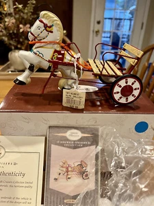 Hallmark fine anni 40 Mobo Sulky edizione limitata carrozza cavalli marciapiede carrello incrociatore - Foto 1 di 13