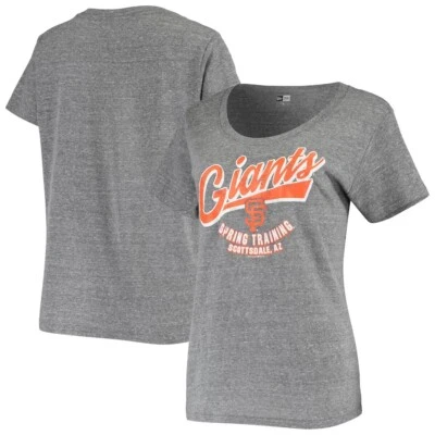 San Francisco Giants Women's New Era Spring Training Tri-Blend Shirt Medium NEW  - Image 1 of 4