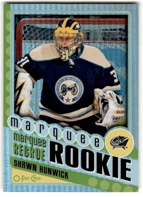 Shawn Hunwick 2012-13 O-Pee-Chee Rainbow Rookie #566 Columbus Blue Jackets - Image 1 of 2