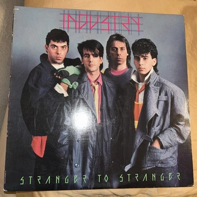 INDUSTRY Stranger To Stranger 1983 1st press w/inner synth pop electro LP RARE - Image 1 of 4