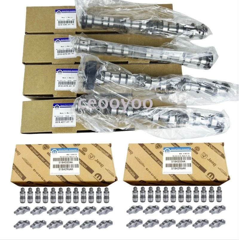 4PCS Mopar Camshaft Kit Rocker Arm Lifters For 2012-2018 RAM Jeep Dodge 3.6L Foto 1 de 4