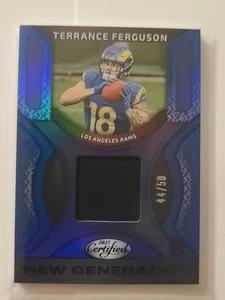 2025 Panini Certified New Generation Jersey Terrance Ferguson #NGJ-TFN Blue /50 - Picture 1 of 2