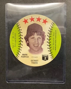 Disco Saga 1977 Mark Fidrych Detroit Tigers novato - Imagen 1 de 2