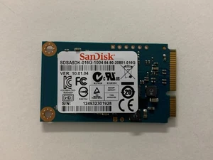 SanDisk U100 16GB MLC SATA 6Gbps mSATA SSD Drive SDSA5DK-016G-1004 #928 - Picture 1 of 5