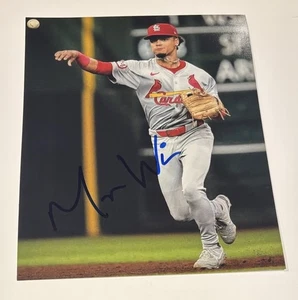 Maysn Winn St Louis Cardinals MLB Baseball Signed Autographed 8x10 Photo - Picture 1 of 1