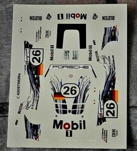 Decal 1/43 porsche 911 gt1 n.26 1997 DALMAS-COLLARD-KELLENERS NO BBR TAMEO - Foto 1 di 1