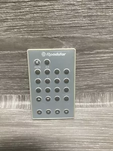 Genuine Original Roadstar LCD5605 MONITOR Remote Control Tested & Clean Silver - Picture 1 of 2