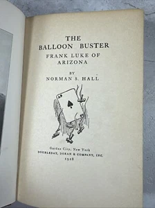 The Balloon Buster by Norman Hall 1928 First Edition Hardback Book - Picture 1 of 12