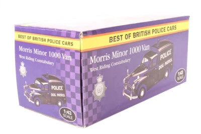 ATLAS   editions  1:43 SCALE BEST OF BRITISH POLICE CARS MORRIS VAN DOG PATROL - Image 1 of 4