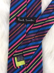 Paul Smith Silk Tie Necktie - Picture 1 of 5