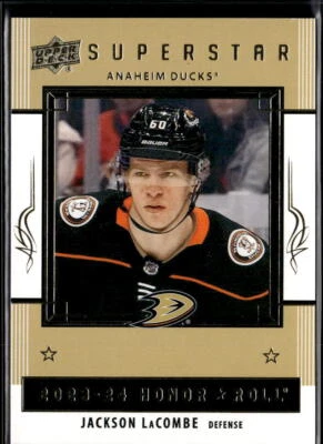 2023-24 Upper Deck #HR43 Jackson LaCombe Honor Roll Anaheim Ducks - Image 1 of 2