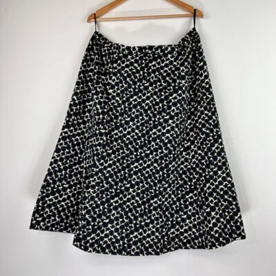 Falda midi de colección Talbots para mujer clásica mezcla de seda línea A talla 18W Foto 1 de 4