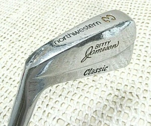 Vintage NORTHWESTERN Betty Jameson Classic 3 Iron 37" LH ~ Ladies Steel Shaft - Picture 1 of 9