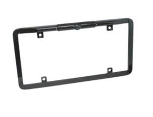 EchoMaster CAM-LFDPLB-N Full Frame License Plate Mount Camera Mirror Image Black - Picture 1 of 1