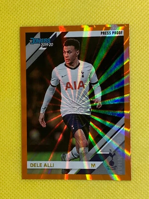DELE ALLI 2019-20 Panini Chronicles Donruss Orange Prizm Press Proof Card - Image 1 of 2