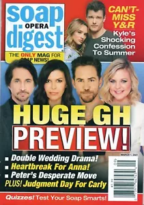 SOAP OPERA DIGEST Magazine March 1 2021 General Hospital John McCook - Foto 1 di 4