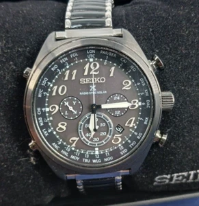 Seiko Radio Sync Solar Watch 743032 8B92-0AV0 - Picture 1 of 6