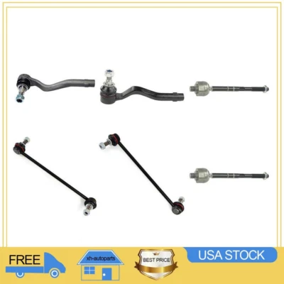 Fits Mercedes-Benz GLK250 2013 2014 6pcs Front Tie Rod End Sway Bar Link - Image 1 of 4