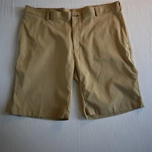 Ping 40x9.5" Khaki Flat Front Peformance Golf Mens Shorts - Picture 1 of 10