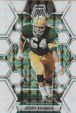 2023 Mosaic Jerry Kramer White Prizm # 11/25 card 87