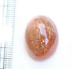 28.9 CT NATURAL RAINBOW LATTICE SPARKLE RED SUNSTONE CABOCHON AA+ LOOSE GEMSTONE - Picture 1 of 5